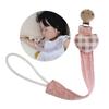 Infant Soother Holder Lovely Designs Secure Not Drop Chain Safe & Not Toxic Toddler Pacifier Leash Comfortable Touch