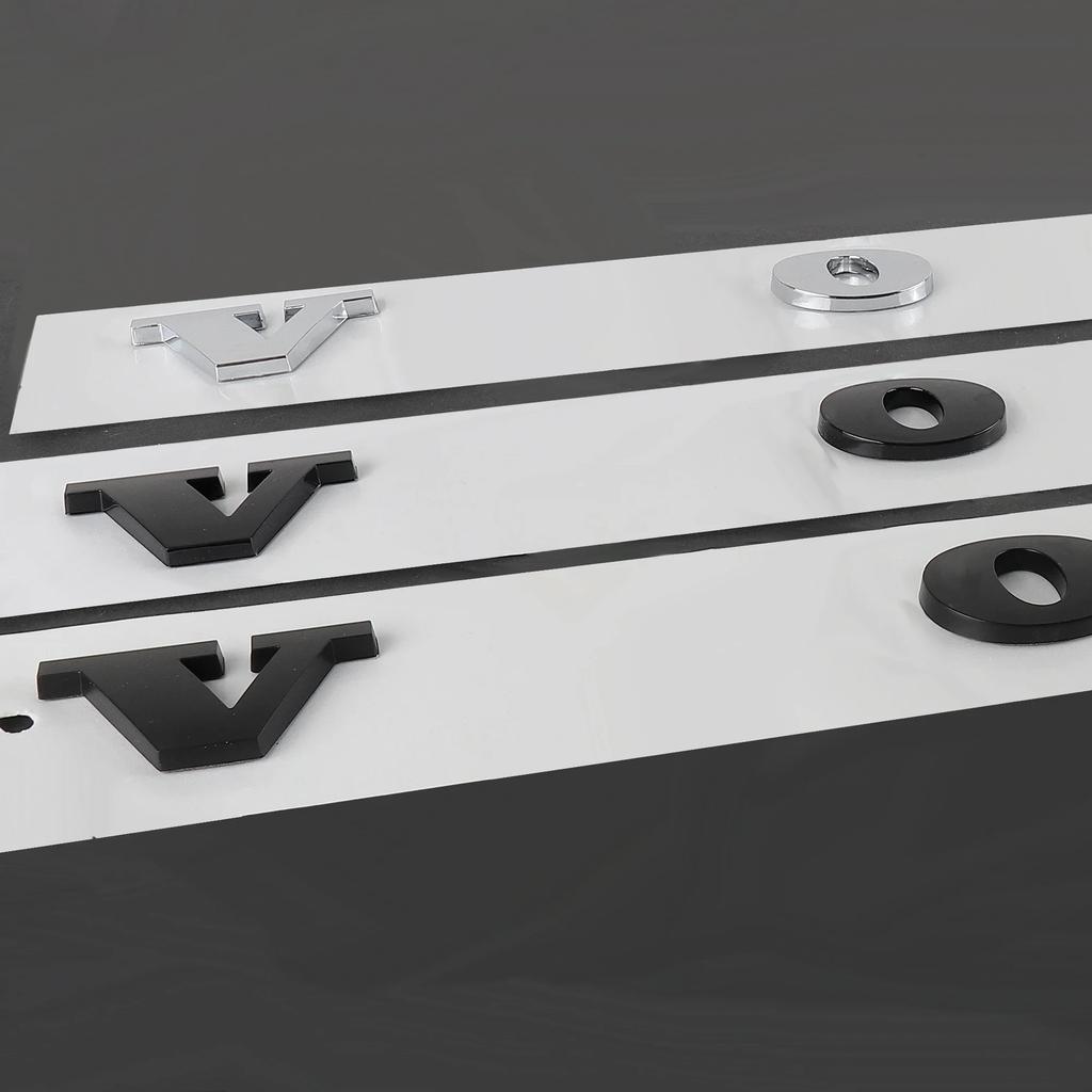 Per Volvo Rdesign T2 T3 T4 T5 T6 T7 T8 S90 XC90 S60 XC40 S90 S80L XC40 ABS 3D Lettere Emblema Adesivo per Bagagliaio Auto Accessorio