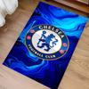1pc Chelsea FC logo Print Area Rug - Soft,Washable Non-Slip Indoor Mat for Office Chairs,Living Room,Home Office Decorative Rug