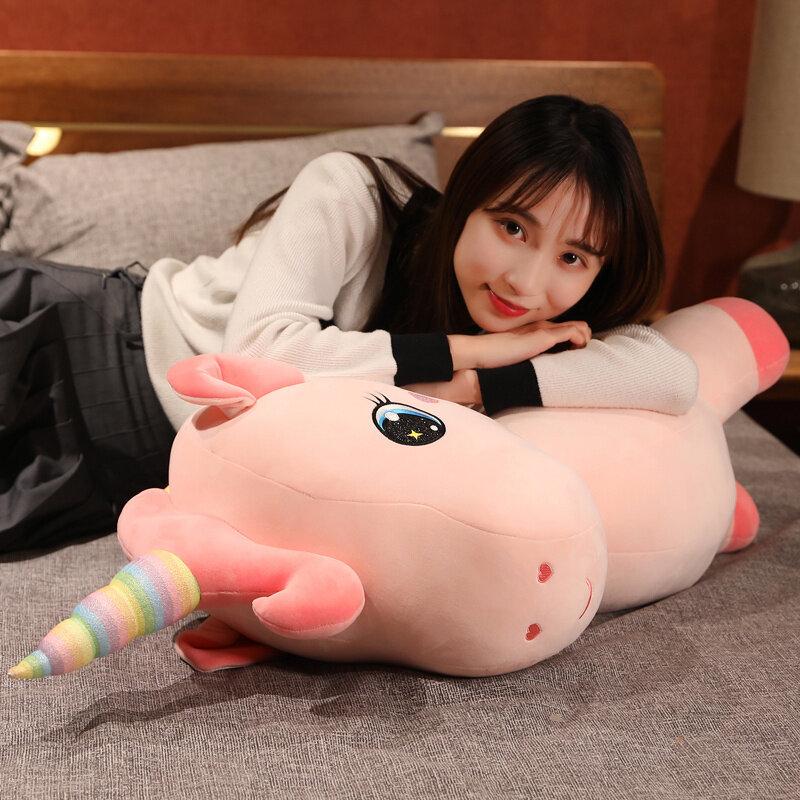 Cute Unicorn Plush Toy Standing Rainbow Unicorn Plush Pillow Home Decoration Children's Toys Birthday Gift Plush Unicorn Toy