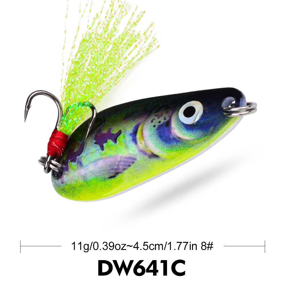 Spoon Metal VIB Lure: Long Cast, All-Water Killer Vibration, Simulated Bait