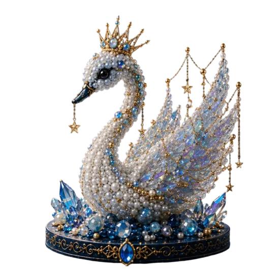 Yousheng Mythical Animal DIY Bead Kit for Beginners, 3D Beaded Animal Making Kit with Instructions, Unique Animal Designs with Glass Beads and Pattern G