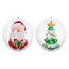 35cm Aufblasbare Weihnachtsdekorationen Weihnachtsmann Weihnachtsbaum Aufblasbare Weihnachtskugeln PVC Aufblasbare Outdoor-Dekorationen