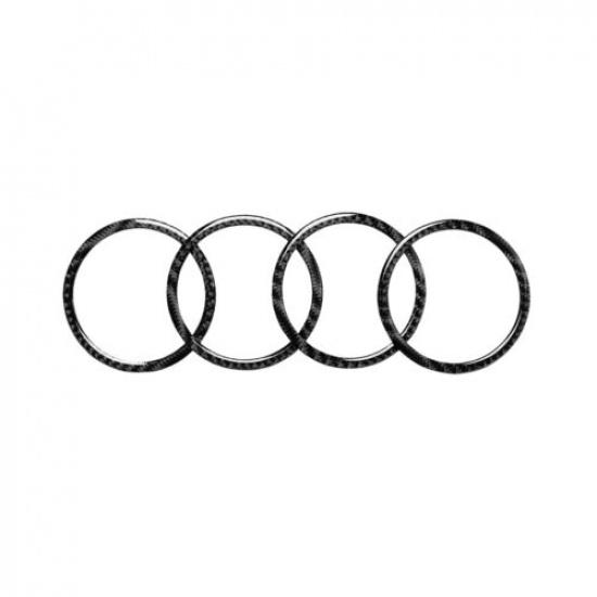 4Pcs Carbon Fiber Interior Door Speaker Cover Trim For BMW X5 E70 X6 E71 2008-13