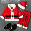 [monoii] Santa Cosplay Baby Kigurumi Santa Costume, Fluffy Christmas Outfit for Boys, Santa Claus Costume, D555