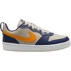 Nike Court Borough Abrasion Resistant Low Top Kids' Skateboarding Shoes Beige Blue Sneakers DV5456-126