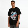 American Classic Limited Edition Vintage Car Print Casual T-Shirt Pure cotton T-shirt