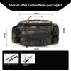 "Luya Multifunctional Waterproof Fishing Gear Waist & Messenger Bag – Large Capacity Rod & Storage Bag"