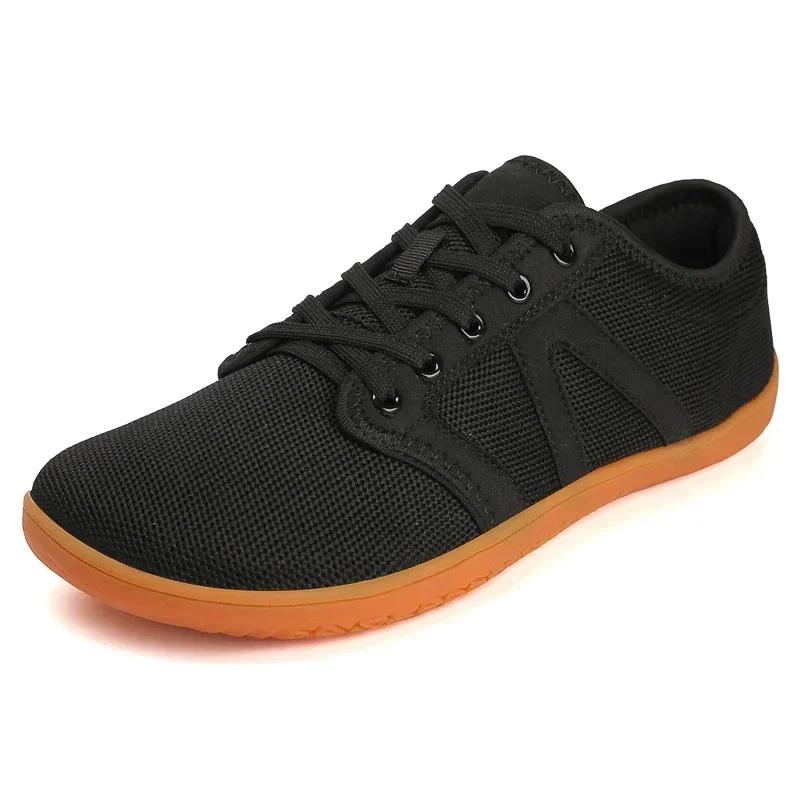 Erkek Spor Ayakkabıları Yalın Ayak Ayakkabılar Cross-Trainer Ayakkabılar Geniş Burunlu Yürüyüş Ayakkabıları Sıfır Tabanlı Trail Koşu Ayakkabıları