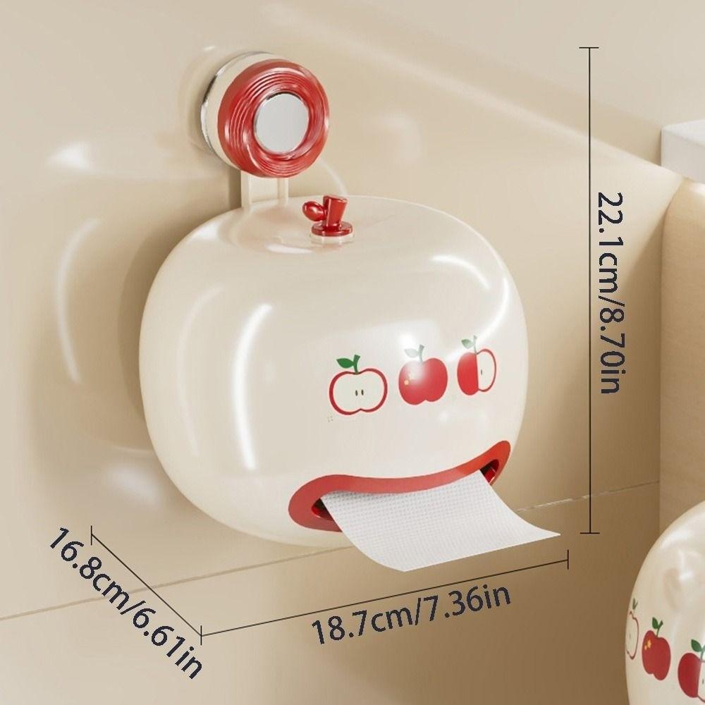 Waterproof Wall Mounted Tissue Holder Cartoon Roll Paper Storage Box Household