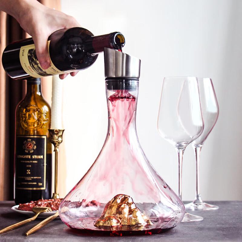 European Waterfall Crystal Decanter