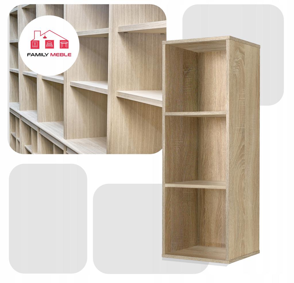 Regał półka organizer pojemnik stojak na płyty winylowe segregatory Cubo 3