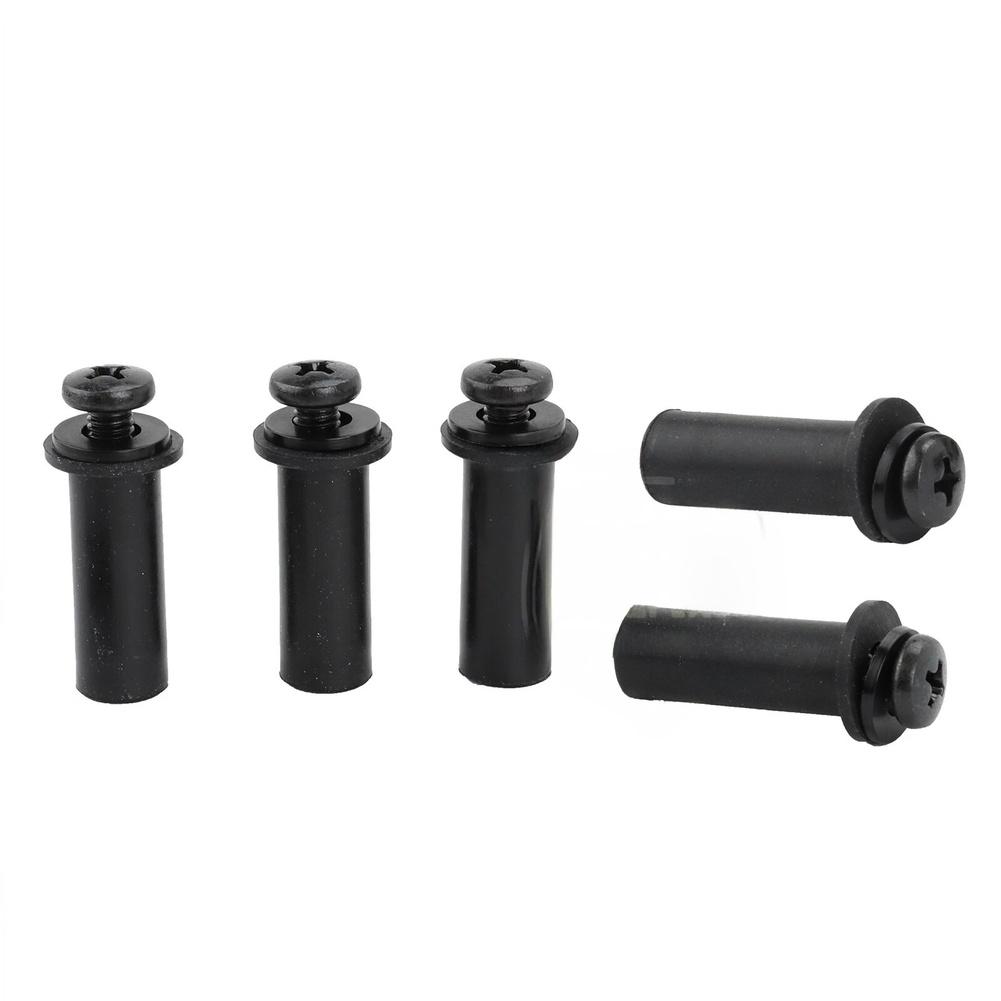 Motorcycle Windshield Mounting Hardware 5pcs Well Nuts Windscreen Screws Bolt Cap Trim Kit for Stable and Secure Installation