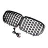 LED osvětlená leskle černá dvoudílná mřížka pro BMW X5 G05 2019-2022