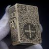 Brass Armor Kerosene Lighter 915 Engraved Constantine Pattern