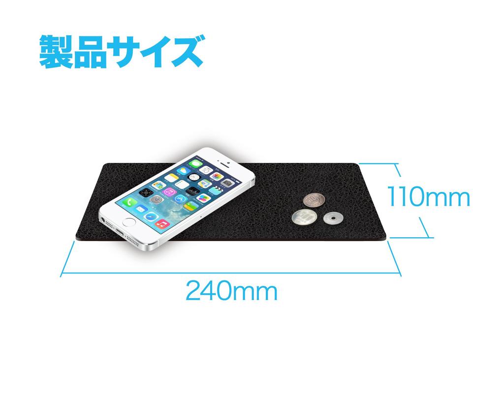 Seiko Sangyo EXEA Car Interior Supplies Non-Slip Mat EE-19 Black Model Kit