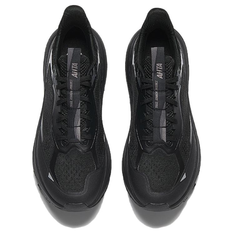 Anta Kunlun Outdoor Sports Non-Slip Wear-Resistant Low-Top Trail Running Shoes Men Sneakers Basic-Black 112535590-1