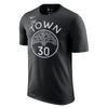 Dri-Fit NBA Golden State Warriors Stephen Curry #30 Kurzarm T-Shirt Herren Tops Schwarz BV8762-018