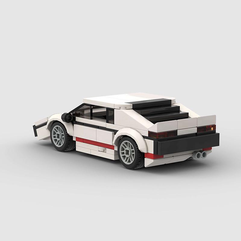 DIY Cool Racing Sports Car MOC Building Blocks - Compatible with Lego, Educational Toy for Kids.