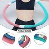 Weighted Fitness Hoop Abdomen Circles Feel The Comfort Training Foldable Sports Workout