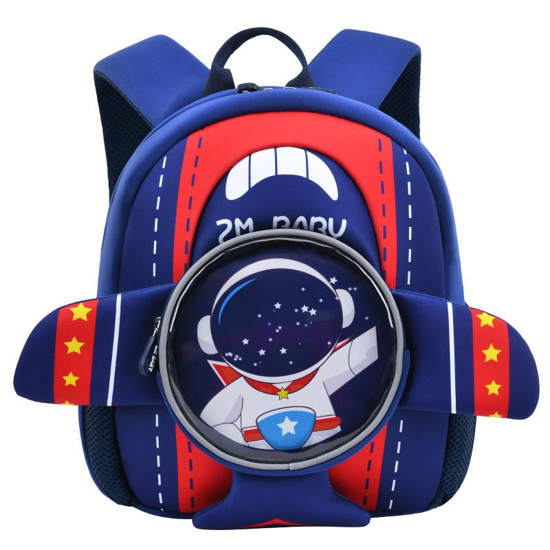 Cartoon Kids Backpack With Dacron For Preschool School Use