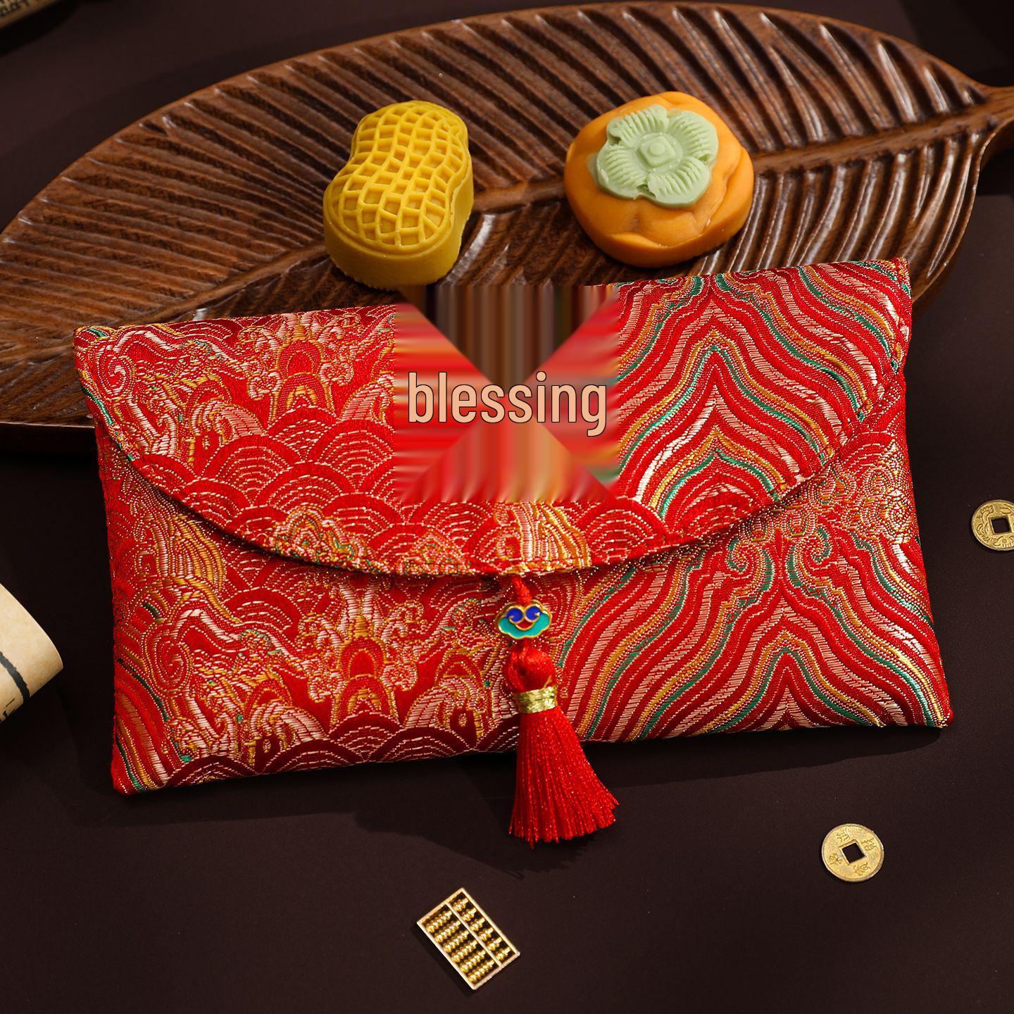 

Festive Red Envelope for Birthdays & Newborns - National Tide Design 1 piece