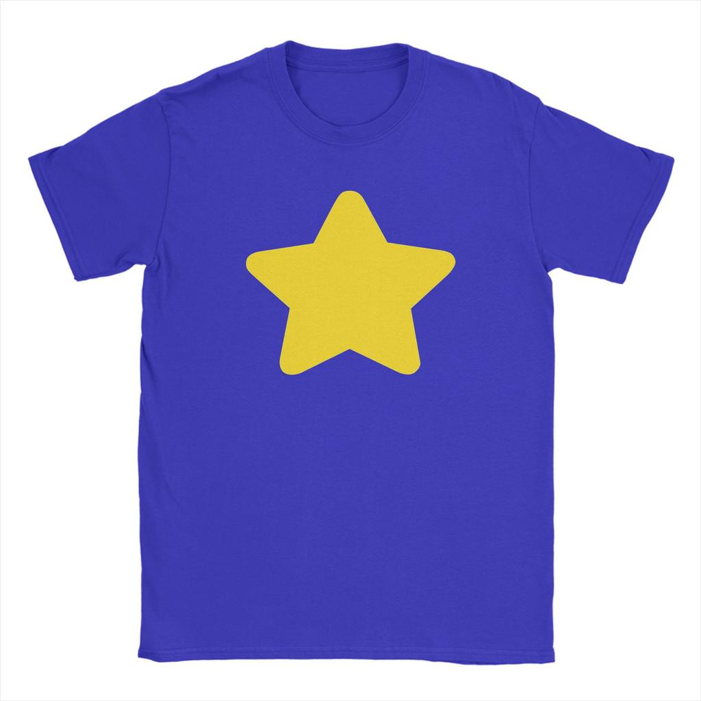 Casual Stevens Universes Tshirt Unisex Round Collar Pure Cotton T Shirt Star Short Sleeve Tee Shirt Printed Tops