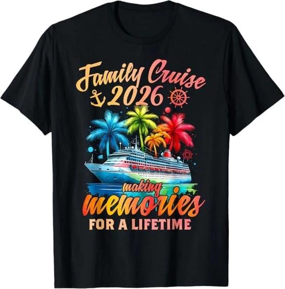 Family Cruise 2026 Family Matching Cruise Vacation Party Cool T-Shirt S-5XL L