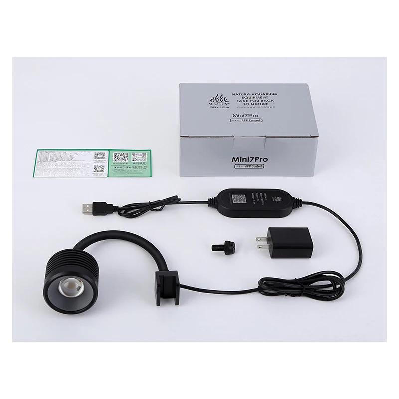

Aqua Week Lamp Mini7pro-F Aquarium Led Light Waterproof Plant Mini Fish Tank Lighting Fishbowl Accessories Terrarium Supplies