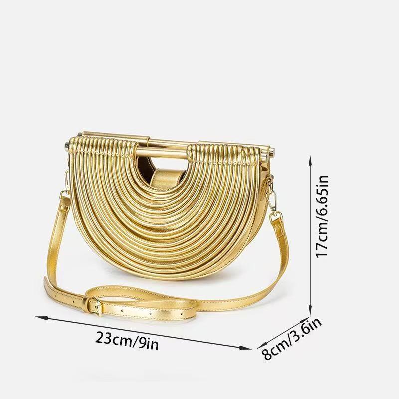 

2025 Women s Bamboo Segment Cross-Border Woven Shoulder Handbag - Stylish, Trendy, Personalized High-End Feel with Shoulder Strap #2051