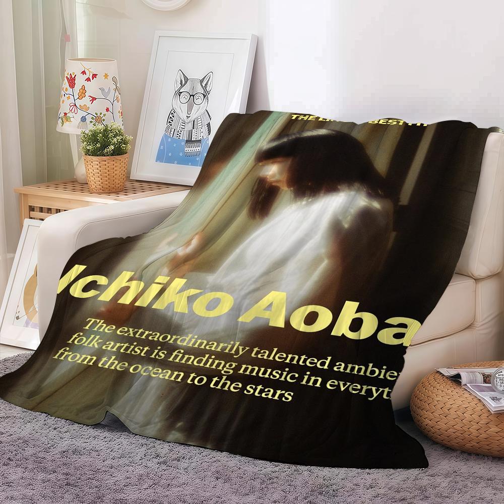 Japanese Singer Lchiko Aoba Blanket Warm And Soft Suitable For Bedroom Living Room Sofa Bed Office Travel Camping