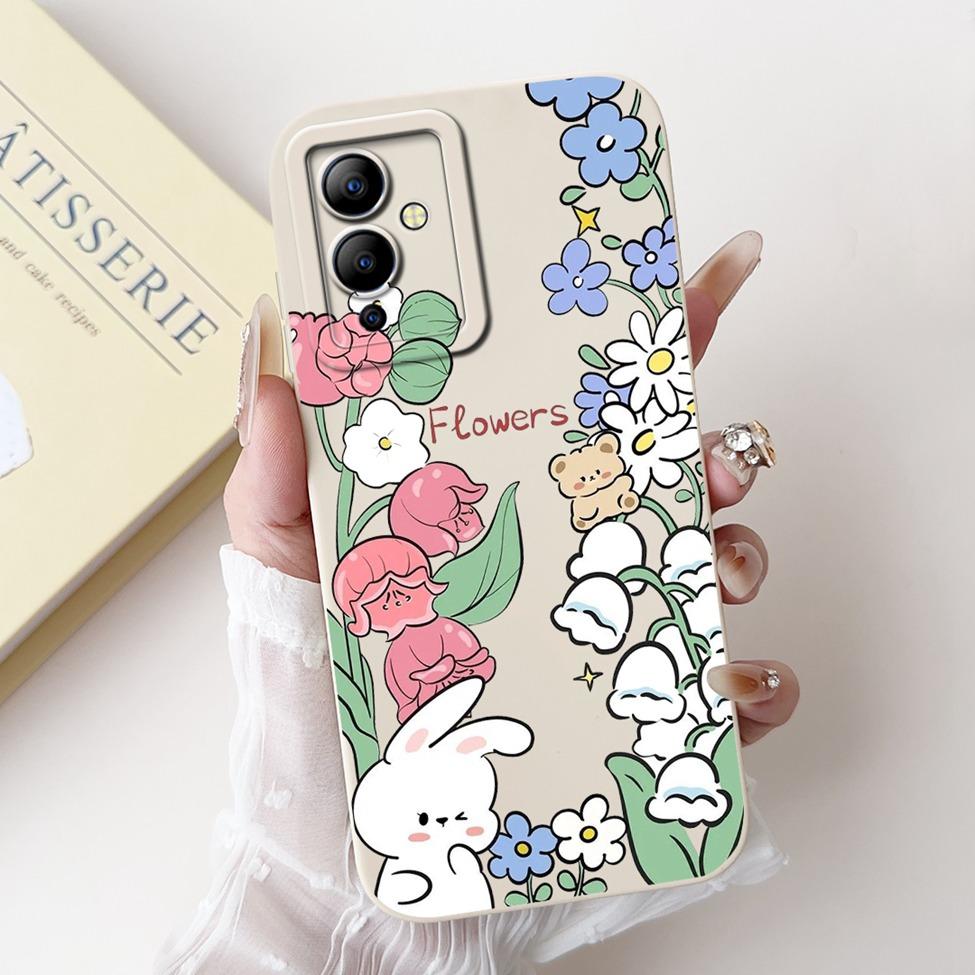 Case For Infinix Note 12i Cover Silicone Cute Kawaii Luxury Flowers Shockproof Bumper Funda For Infinix Note12i X6819 Phone Case