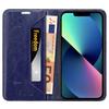 (Blue) For Phone  case Leather Book Flip Wallet Case
