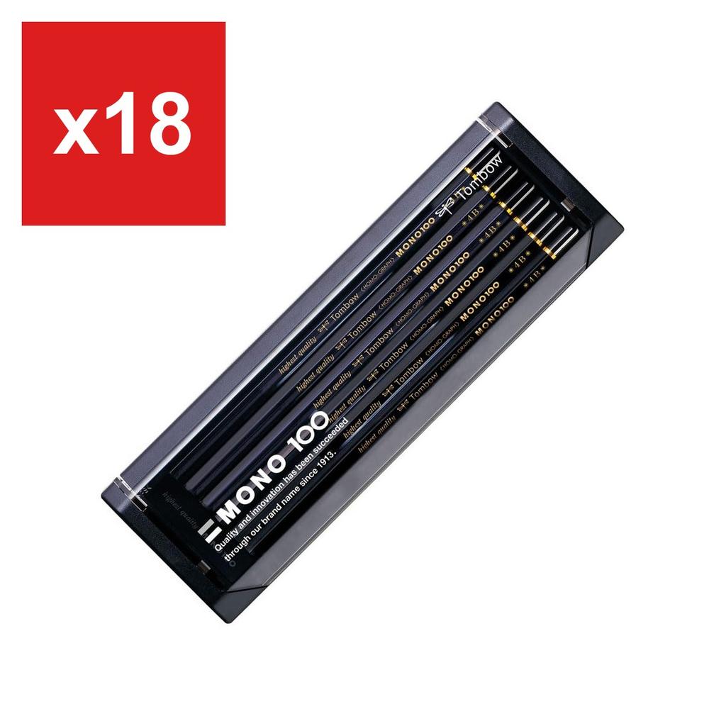 Tombow Pencil 'MONO 100', 4B, 2 Dozen Pack
