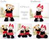 cushu cush Duffy and ShellieMay Plush Costumes, Made in Japan, Mickey Mouse & Minnie Mouse Coordination, Cute Romper and Dress with Shoes (cds398s)