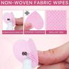 200Pcs/Box Lint Free Clean Cotton Tablet Non-Woven Fabric Eyelash Extension Nail Glue Wipes Cleaner Cloth