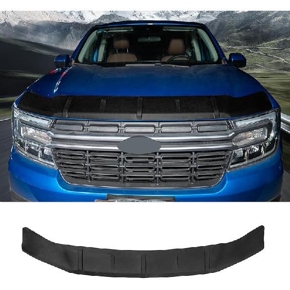Hood Protector Compatible With 2014- Toyota Tundra Hood Shield TPE Hood Deflector Hood Guard For Tundra Accessories