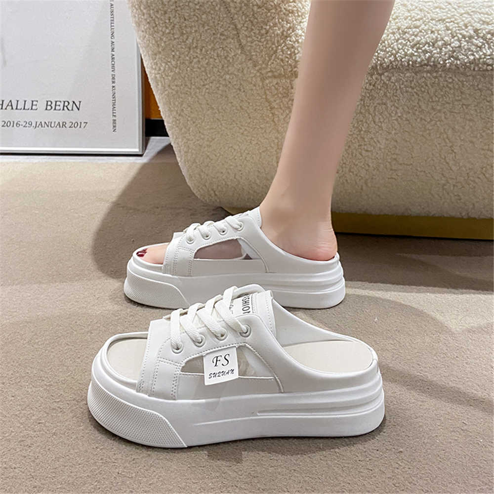 Plateforme Big Sole Sneackers Woman Indoor Slipper Shoes Women's Yellow Sandals Sneakers Sports High Quality Footwears