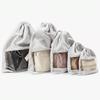 Cosmetics Bag Bundle Pocket Storage Bag Transparent Makeup Bag Fashion Bag Dustproof Bag Girls