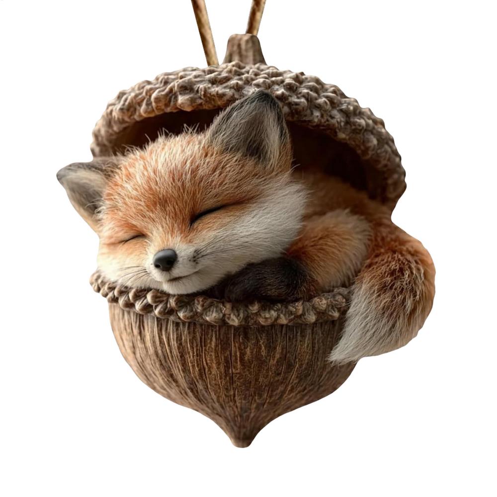 2D Animal Christmas Ornaments Seasonal Decoration Hangable Holiday Decorations for Home Office Living Room Study Garden