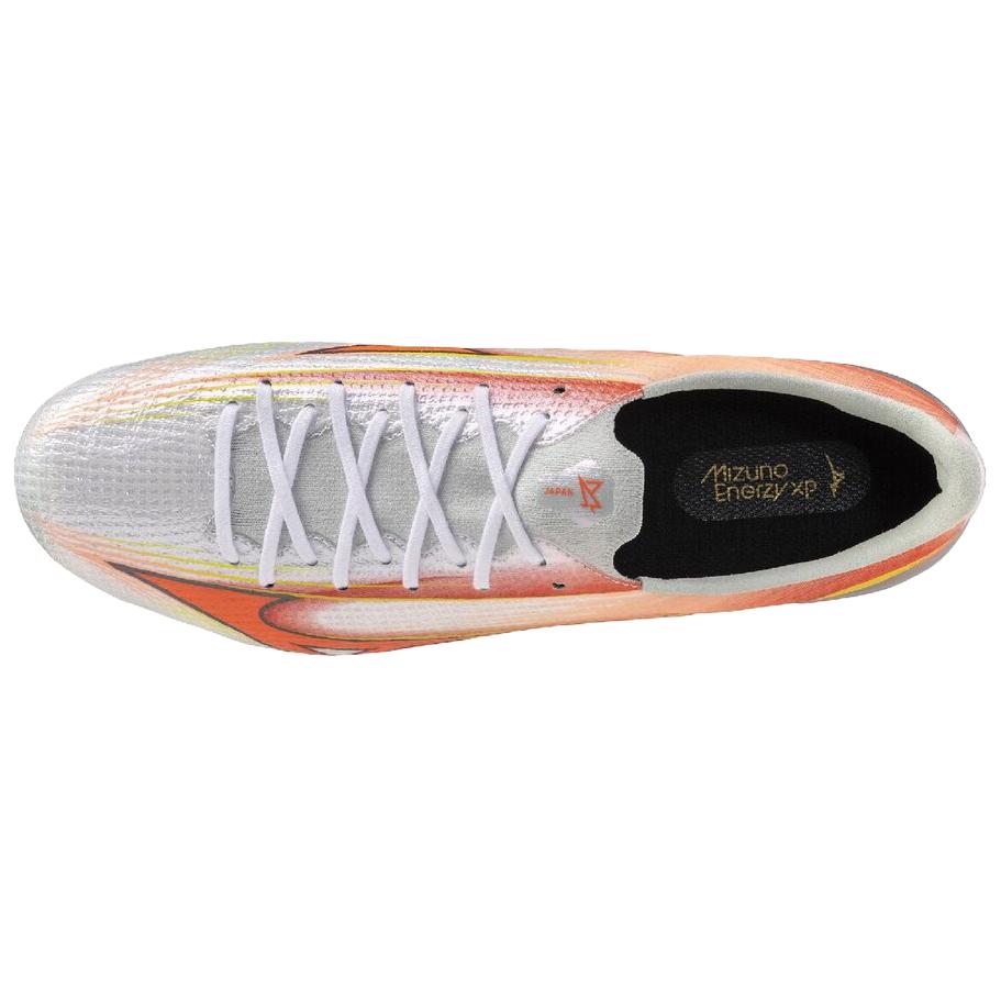 Mizuno Alpha 3 Japan Mix Comfortable Versatile Soccer Shoes Unisex Sneaker Orange P1GC266054