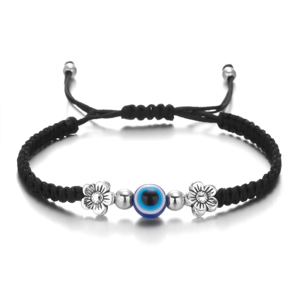 Turkish Blue Evil Eye Handmade Braided Red Black Rope Bracelet For Women Men Lucky Friendship Jewelry Adjustable Couple Bracelet