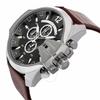 Diesel - DZ4290 - Montre Homme - Quartz Chronographe - Chronom?tre/ Aiguilles Lumineuses - Bracelet Cuir Marron