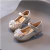 2023 Princess Crystal High Heels with Bow - Formal Leather Shoes for Girls' Runway and Performance