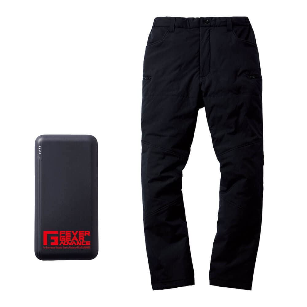 

Одежда для холодной погоды FEVER GEAR FGA20022 Электрические брюки с подогревом M 44 Черный [Jijido] Встроенный