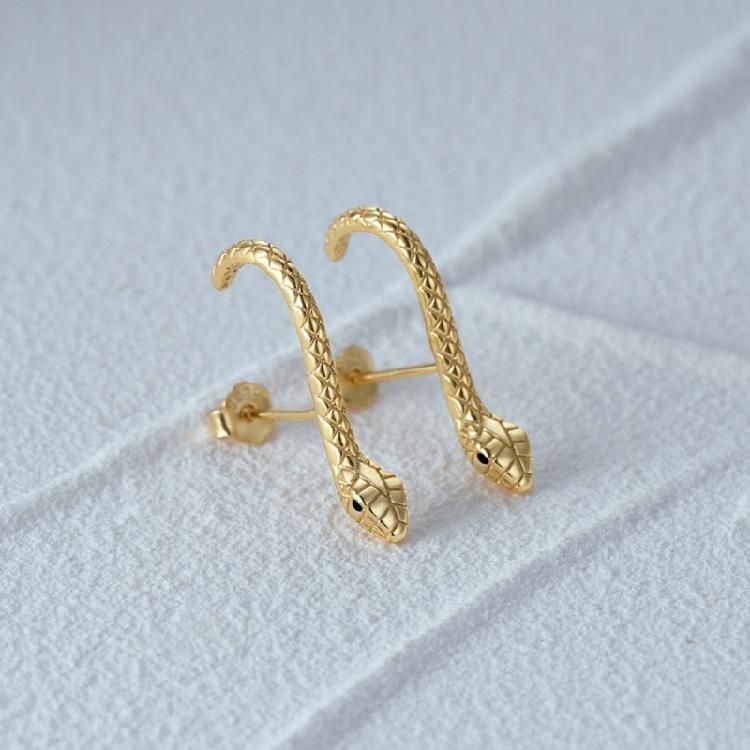 Schlangen Ohrstecker Stilvolle Ohrklemmen Schmuckaccessoires für Party Alltagskleidung