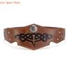 Y4UA Medieval Knight Headband Cosplay Accessory Adjustable Headband Motorcycle Driving Headwear Dress Up Headpiece