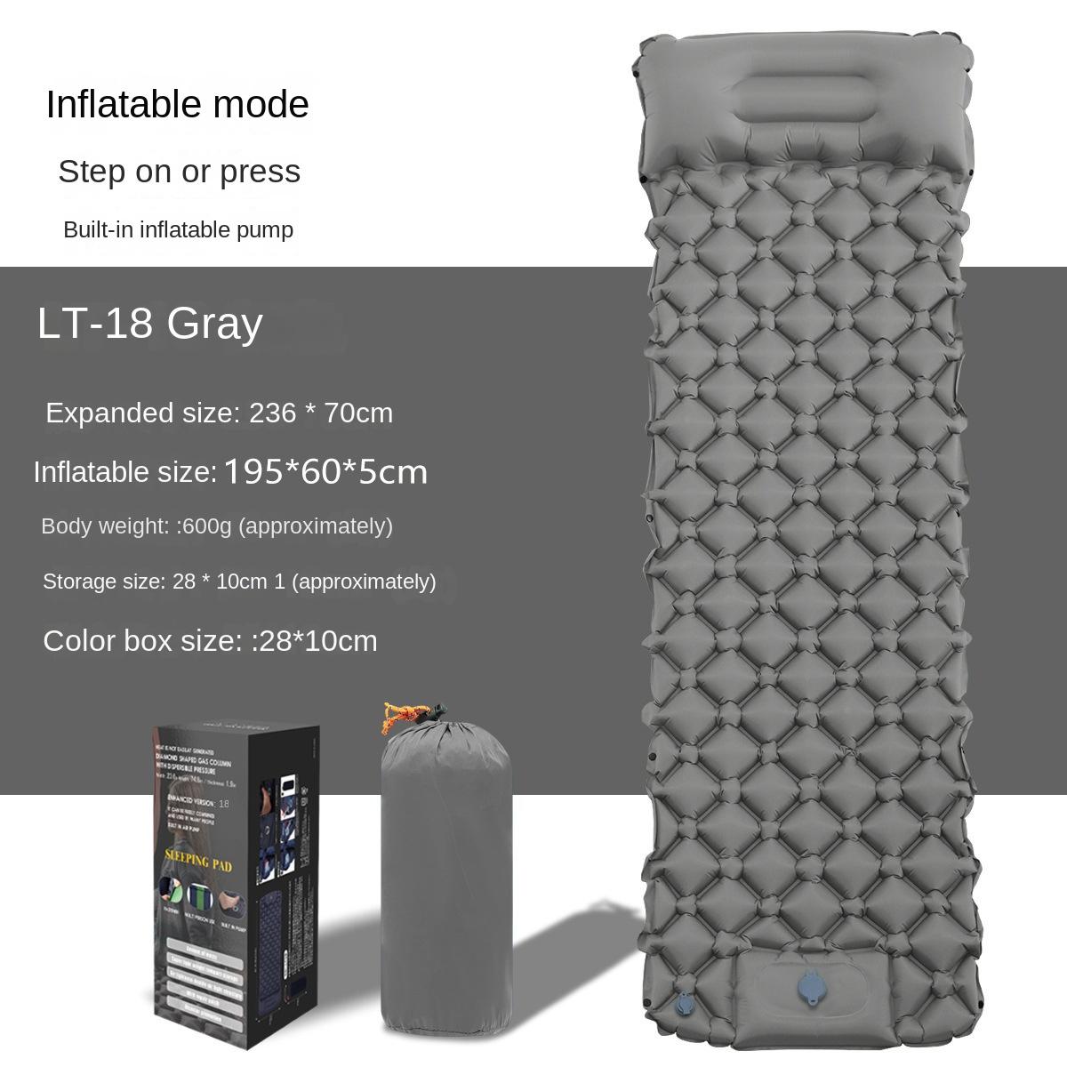 

Новая надувная подушка для кемпинга, портативный складной автомобильный матрас, педаль света, надувная педаль матраса, влагостойкая подушка