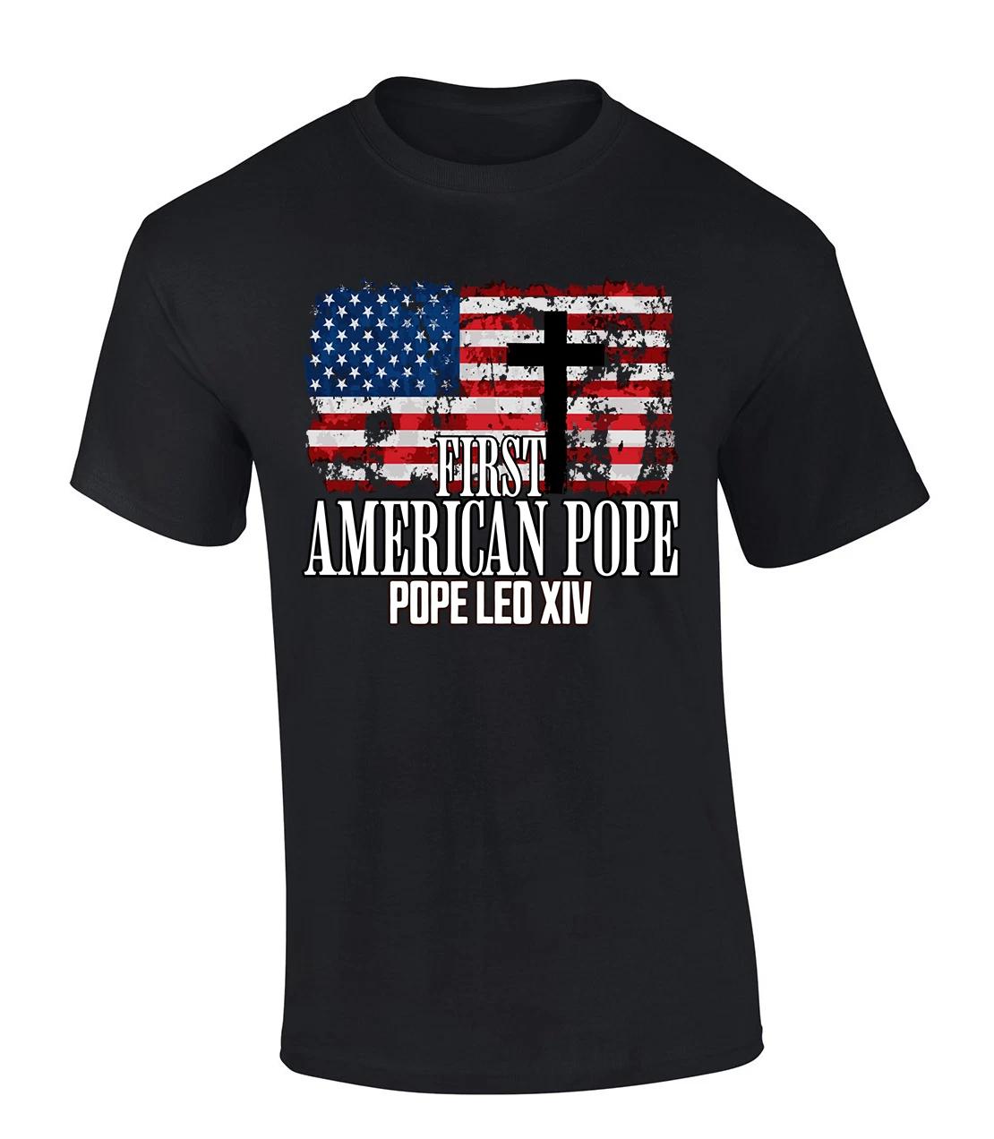 

Trenz Shirt Company Mens Graphic T-Shirt - American Made Pope Leo XIV EST. 2025 M