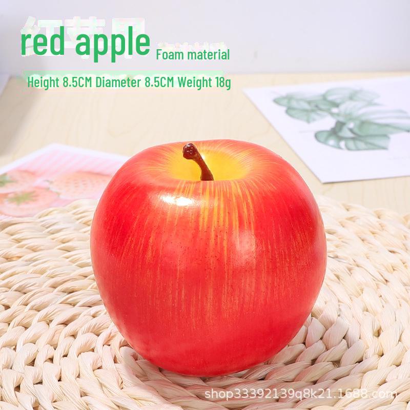 Kids' Educational Toys: Simulated Fruits - Grapes, Persimmons, Apples, Bananas - for Play, Decor, and Props